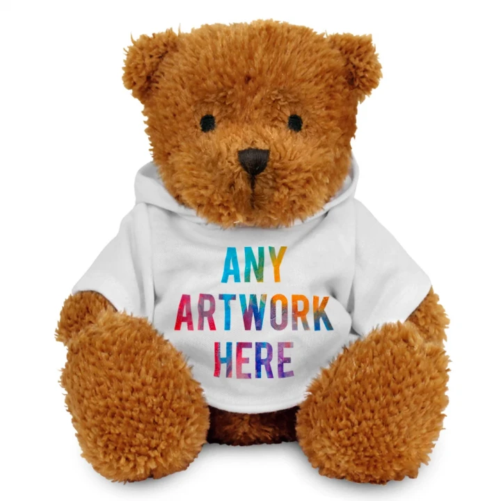 James II Bear In White Hoodie 18cm