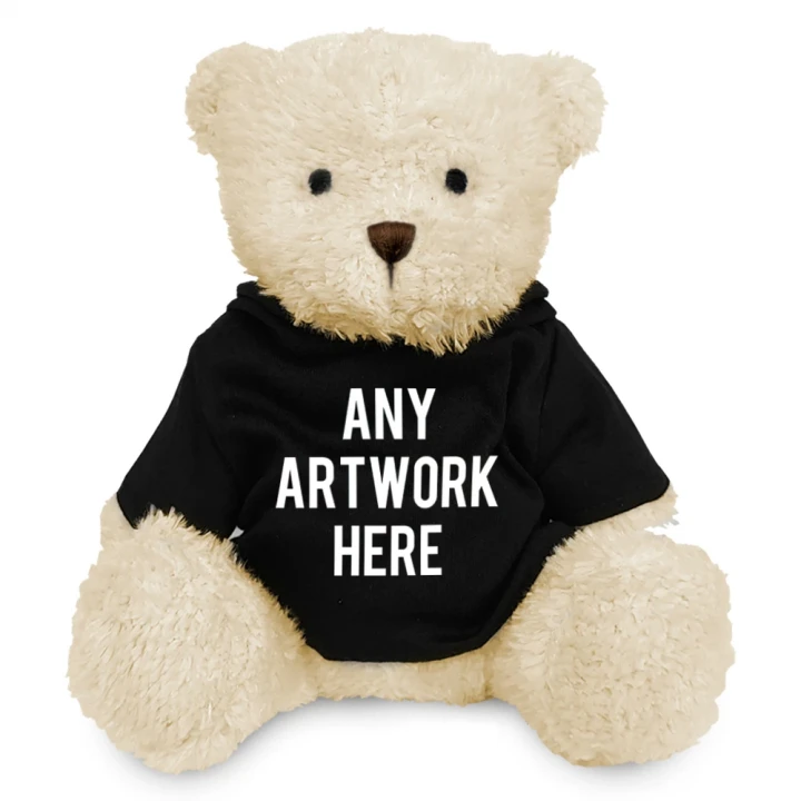 James III Bear In Black Hoodie 18cm
