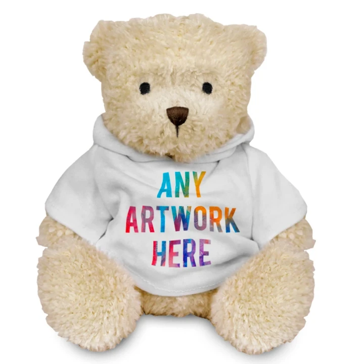 James III Bear In White Hoodie 18cm