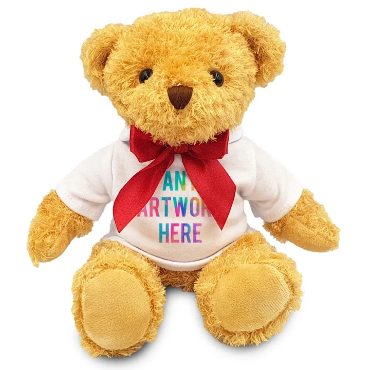 William Bear In White Hoodie 18cm