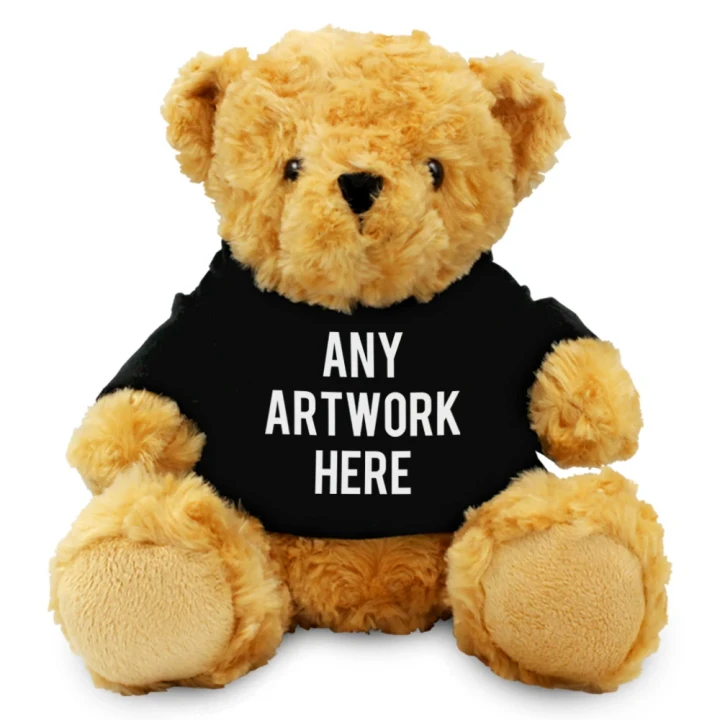 Victoria Bear In Black Hoodie 19cm