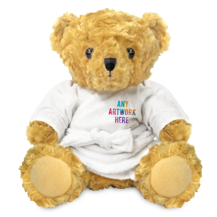 Victoria Bear In White Bathrobe 19cm