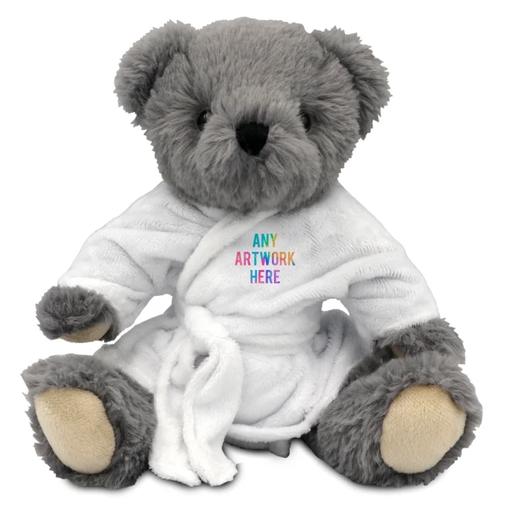 Archie Bear In White Bathrobe 20cm