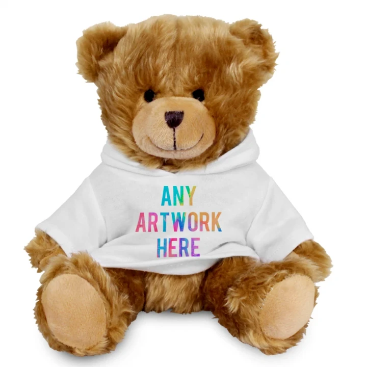 Charles Bear In White Hoodie 20cm