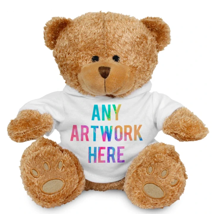 Edward I Bear In White Hoodie 22cm
