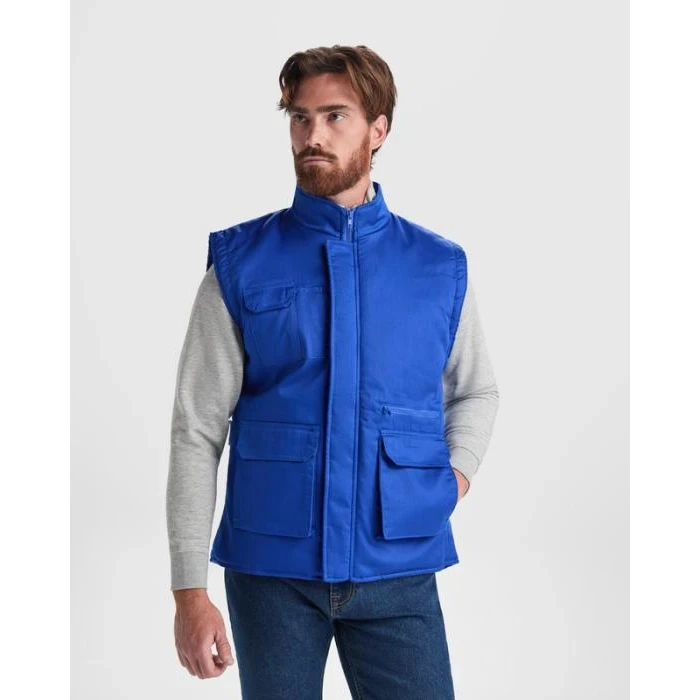 Almanzor multi-purpose workwear bodywarmer with high neck
