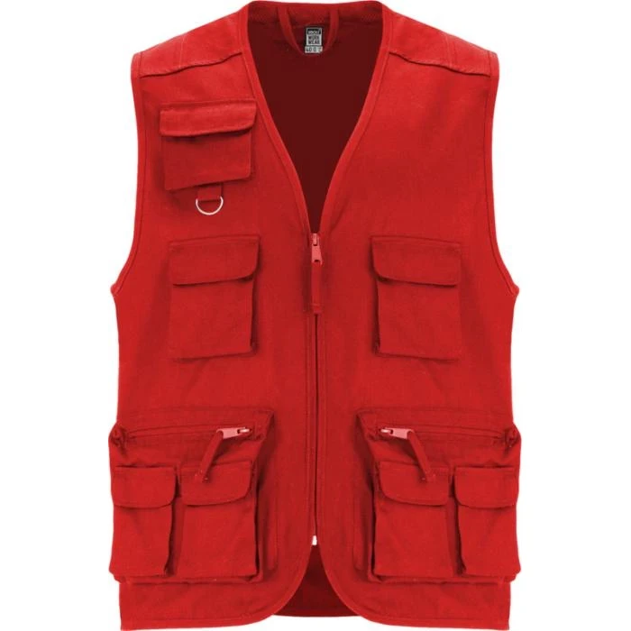 Venera 200 g/m2 v-neck multi-pocket workwear vest