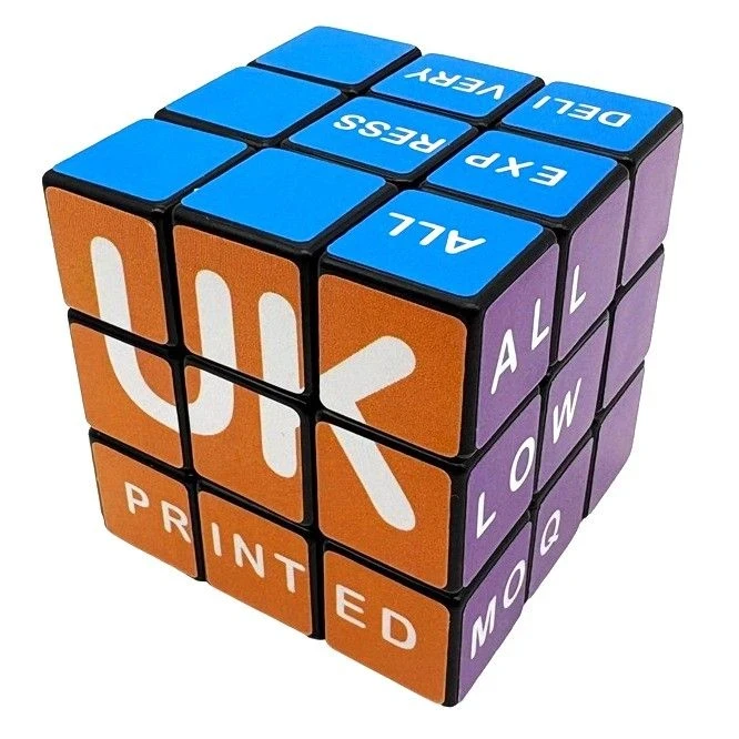 Express All 6 Faces Printed UK Rubik's Cube 3x3
