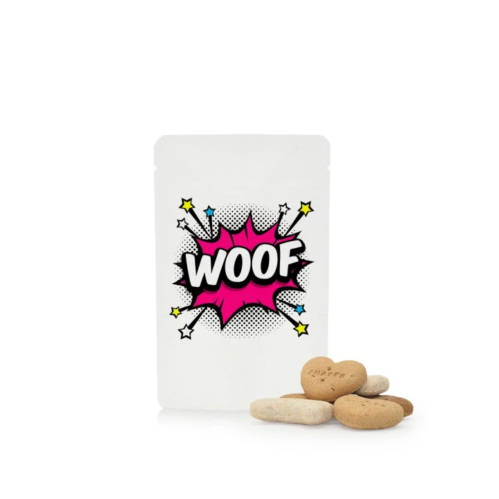 Dog Biscuits Pouch 35g - Matt White