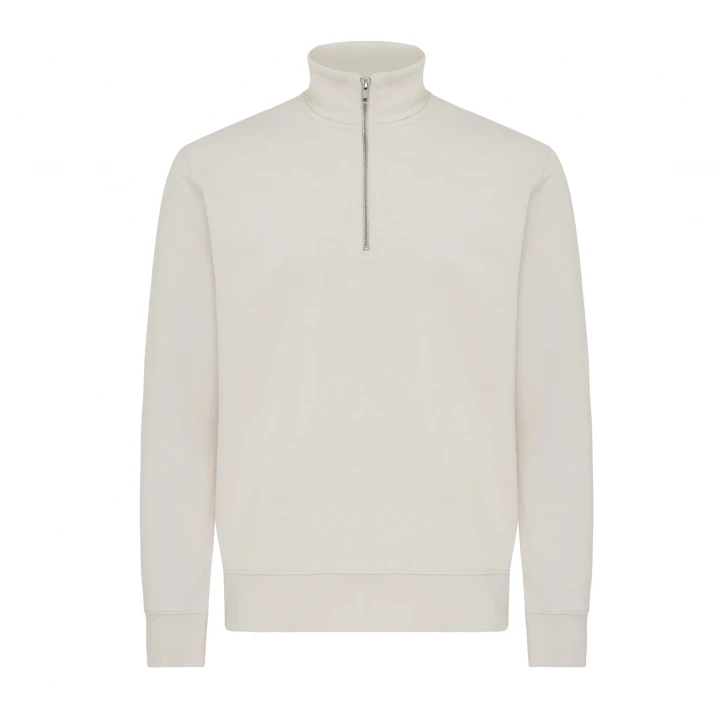 IQONIQ Elgon Recycled Cotton Quarter Zip Sweater
