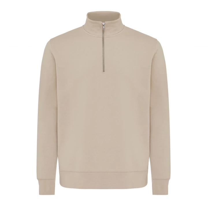 IQONIQ Elgon Recycled Cotton Quarter Zip Sweater