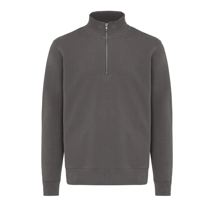 IQONIQ Elgon Recycled Cotton Quarter Zip Sweater