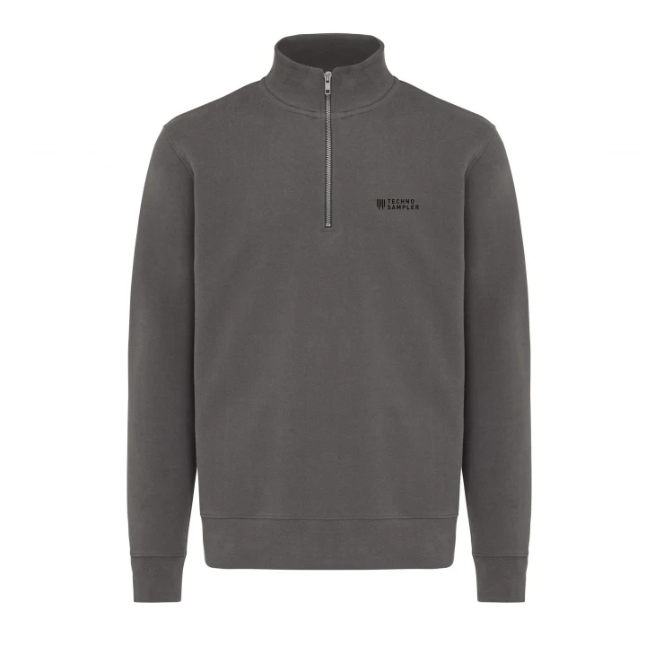 IQONIQ Elgon Recycled Cotton Quarter Zip Sweater