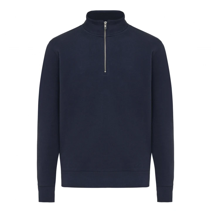 IQONIQ Elgon Recycled Cotton Quarter Zip Sweater