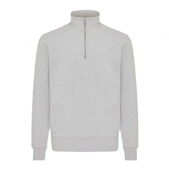 IQONIQ Elgon Recycled Cotton Quarter Zip Sweater