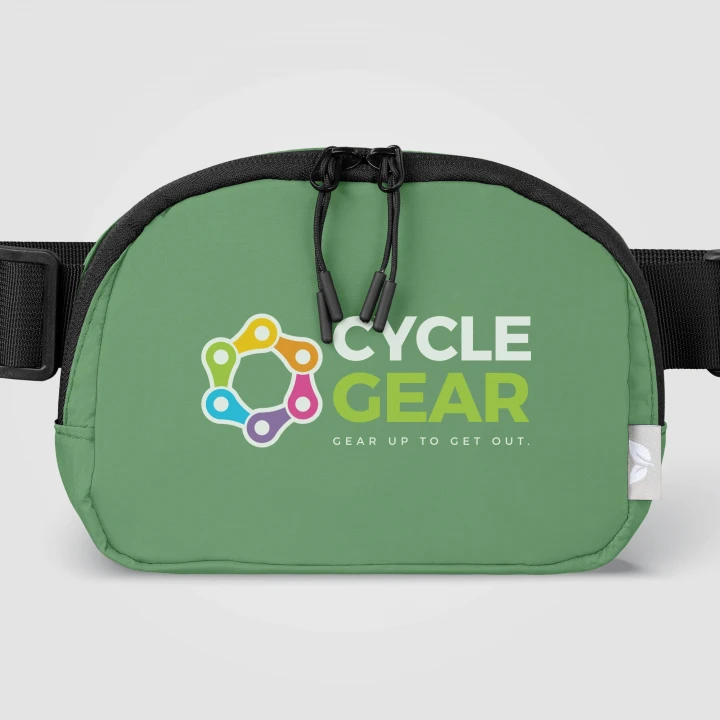 Taiga rPET Nylon Zippered Waist Bag 1.2L
