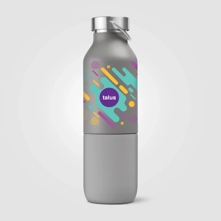 Freya Duo  2-in-1 590 ml Double Wall Recycled Stainless Steel Bottle with 325ml Tumbler