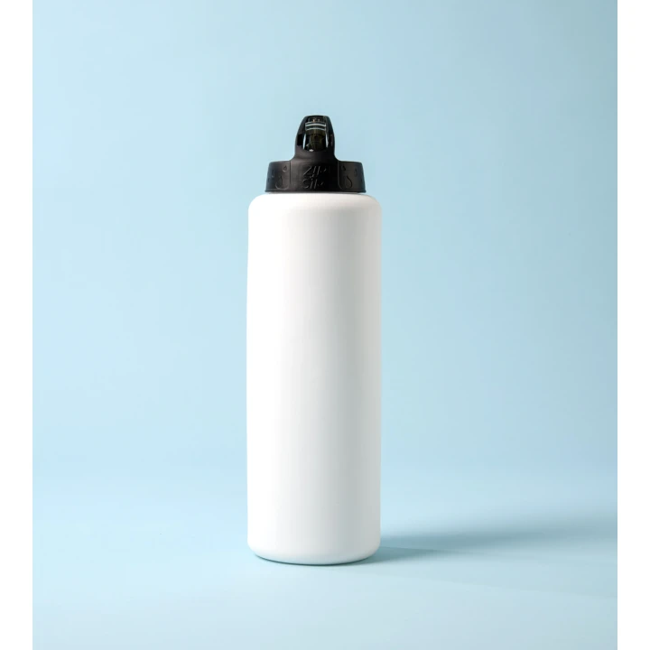 ZIP + SIP Bottle 720ml White Satin