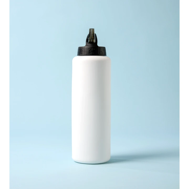 ZIP + SIP Bottle 720ml White Satin