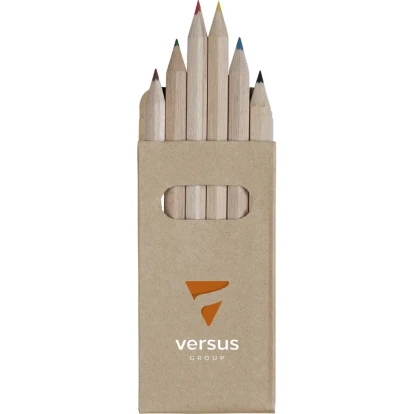 Six coloured pencil pack