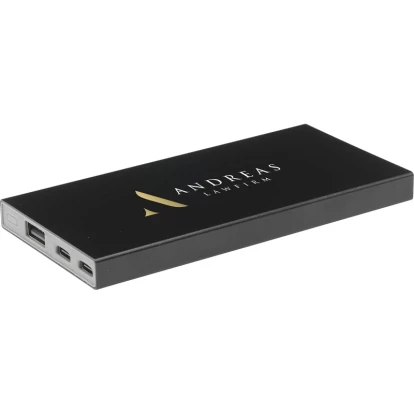 Recycled aluminium power bank 5000mAh