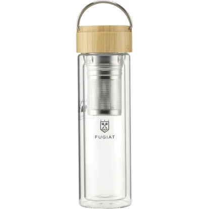 Glass bottle with tea strainer 300ml