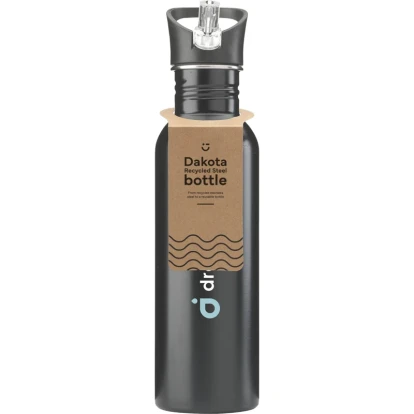 Recycled steel single walled bottle 750ml