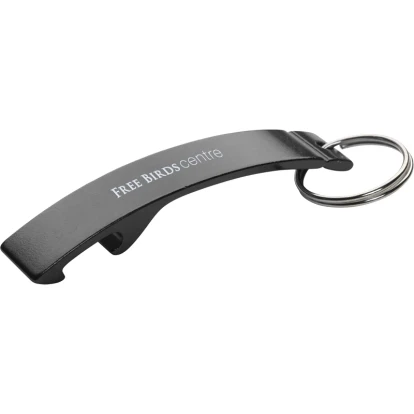 Aluminium bottle opener keyring