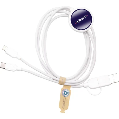 Recycled charging cable 