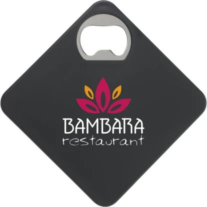Coaster & bottle opener