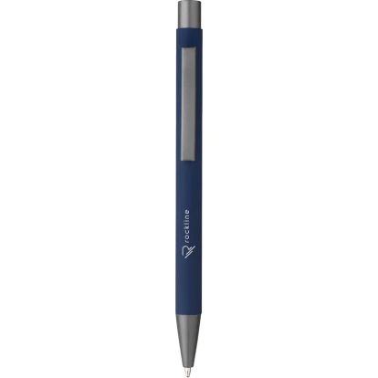 Soft touch recycled aluminium ballpen