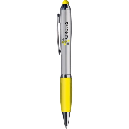 Plastic stylus ballpen