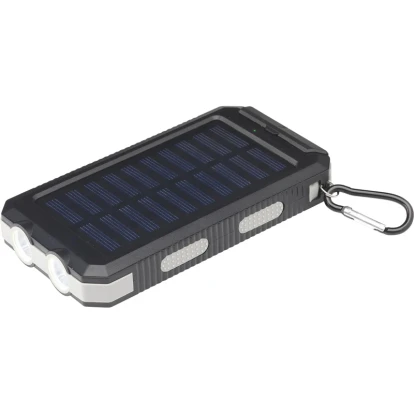 Recycled ABS solar power bank 8,000mAh