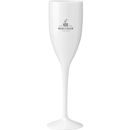 Reusable plastic champagne glass 150ml