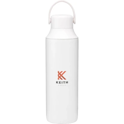 Recycled stainless steel double walled bottle 600ml