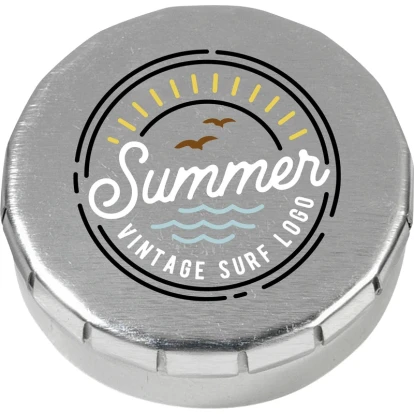 Mini click tin with mints