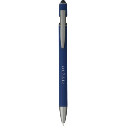 Luca Recycled aluminium soft touch ballpen