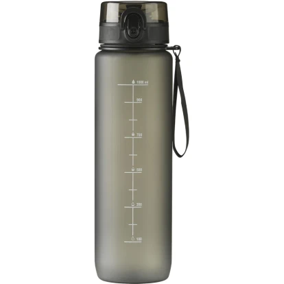 Transparent bottle with measurements 1000ml