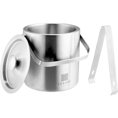 Double walled ice bucket