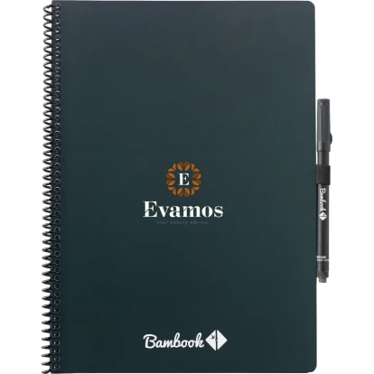 Bambook notebook with pen loop approx A4