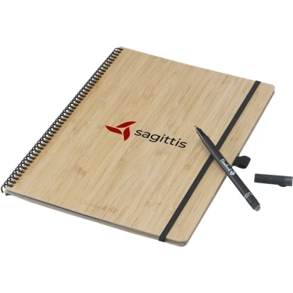 Bambook notebook with pen loop approx A5