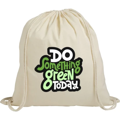 Cotton drawstring bag 100 gsm/2.95oz