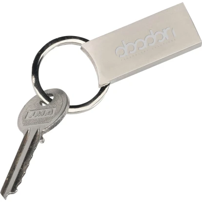Matte Metal Keyring