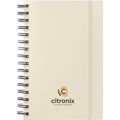 Sugarcane spiral notebook approx A5