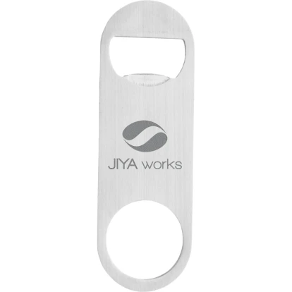Metal bottle opener