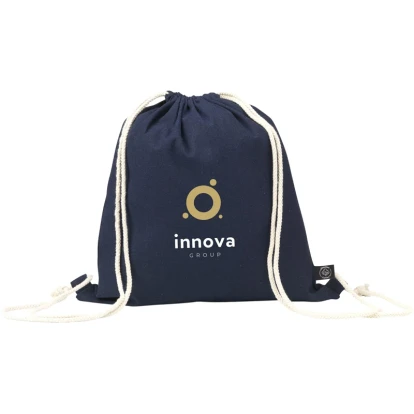 Recycled drawstring backpack 150gsm/4.42oz