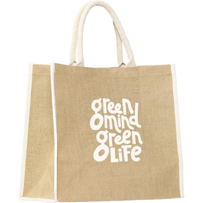 Jute shopper bag