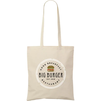 Long handle cotton shopper 180 gsm/5.3oz