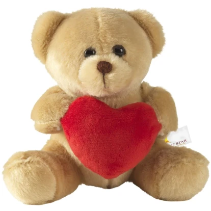 Plush heart bear