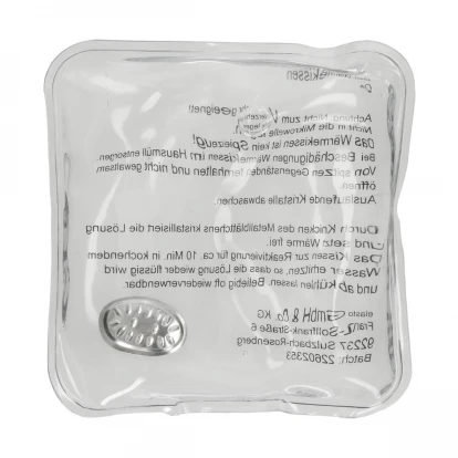 Square Gel Heating Pad Transparent